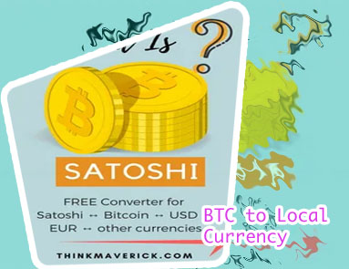 Satoshi to btc converter